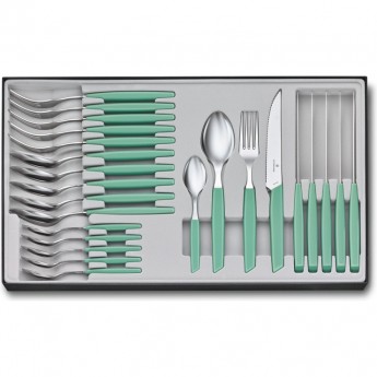 Набор столовых принадлежностей VICTORINOX SWISS MODERN 6.9096.12W41.24 Набор столовых принадлежностей VICTORINOX SWISS MODERN 6.9096.12W41.24